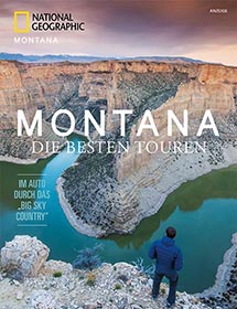 photos of big horn canyon on the cover of the Montana guidebook