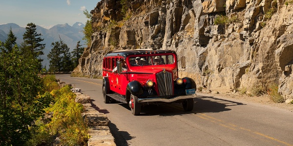 Red Bus Tour, Going-to-the-Sun Road, Glacier Natio