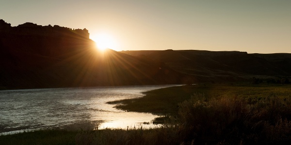 Sunset at National Wild and Scenic Missouri River