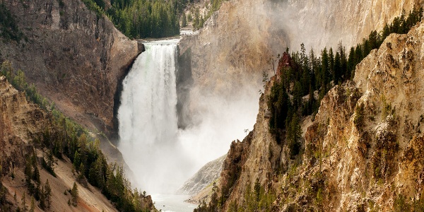 Lower Falls in the Grand Canyon of the Yellowstone